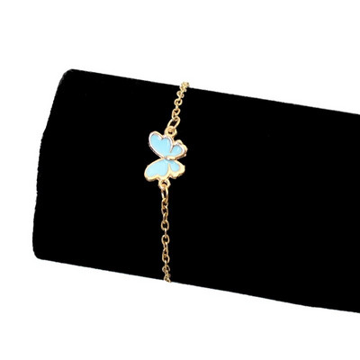 Jauna tendence rozā tauriņa rokassprādze sievietēm, vienkāršām meitenēm, jaukām, niecīgām šarmu minimālisma emaljas pulsera rotaslietām dzimšanas dienas dāvana