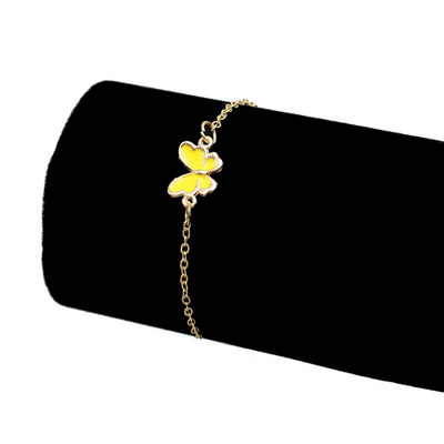 Jauna tendence rozā tauriņa rokassprādze sievietēm, vienkāršām meitenēm, jaukām, niecīgām šarmu minimālisma emaljas pulsera rotaslietām dzimšanas dienas dāvana