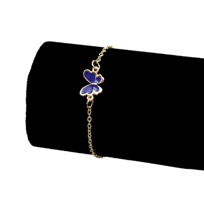 Jauna tendence rozā tauriņa rokassprādze sievietēm, vienkāršām meitenēm, jaukām, niecīgām šarmu minimālisma emaljas pulsera rotaslietām dzimšanas dienas dāvana