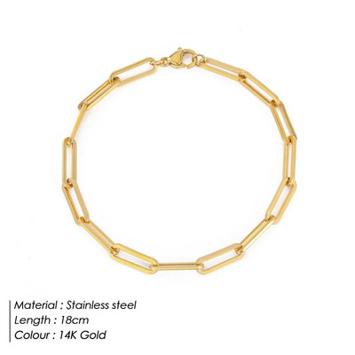 eManco Käevõru naistele Äärise Kuuba Link kett roostevabast terasest naiste käevõrud ketid Davieslee ehted