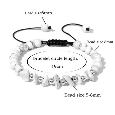 Kuumad Ebaregulaarsed Rohelised Aventuriinid Kruusa käevõrud Looduslikust kivist Ametüstist Käevõrud Naistele Reguleeritava köiega punutud käevõrud Kingitus