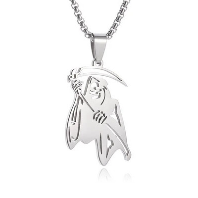 Gooti ristilöömise pealuu risti ripats kaelakee katoliku palve ehted meestele ja naistele punk trendikad ehted