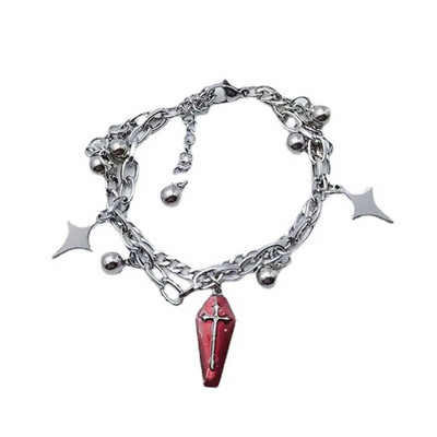 Punk käevõrud Meeste Naiste Retro käevõru Reguleeritava randmerihma pandlaga stiilis manseti käevõru Punk Party Dropshipping jaoks