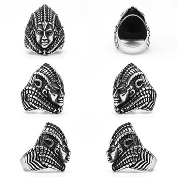 Αιγυπτιακός Φαραώ Ανδρικά δαχτυλίδια από ανοξείδωτο ατσάλι Γυναικεία κοσμήματα πανκ γοτθικό ροκ vintage δροσερά πράγματα Αξεσουάρ μόδας Δώρο χονδρικής