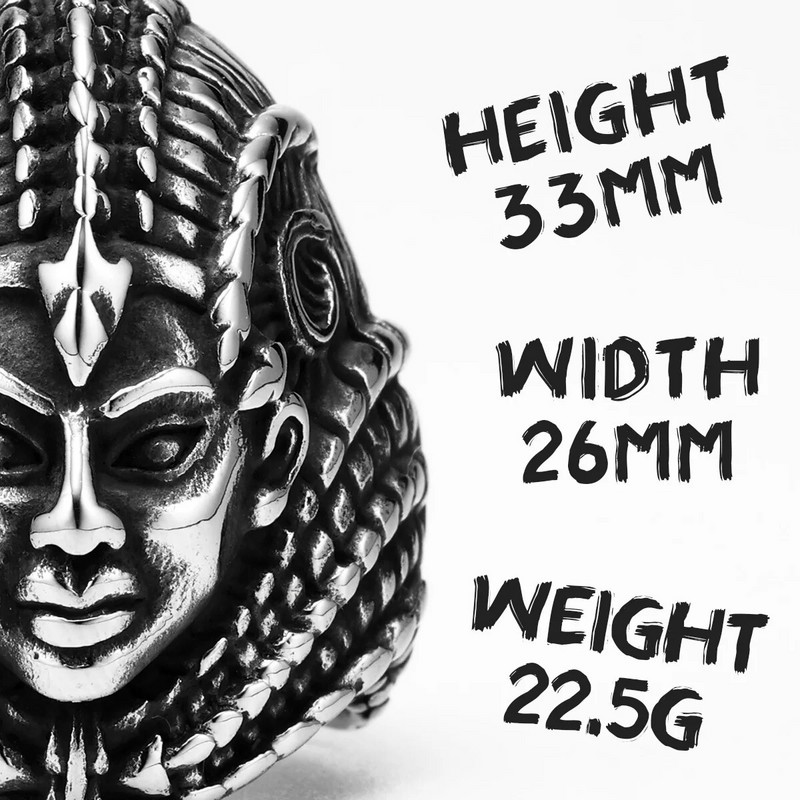 Egiptuse vaarao meeste sõrmused roostevabast terasest naiste ehted punk gooti rokk vintage lahedad asjad moeaksessuaarid kingituste hulgimüük