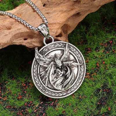 Moodne müütiline seeraf sõdalane kaitsepüha ripats kaelakee meestele ja naistele Punk Trend vabaaja peo ehteid kingitus