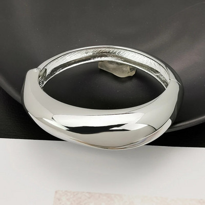 MANILAI Alloy Statement Βραχιόλι και βραχιόλι με μανσέτα για γυναίκες Χονδρά μεγάλα βραχιόλια χρυσό χρώμα Αξεσουάρ μόδας μανσέ κοσμήματα