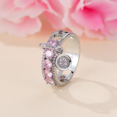 Vintage prsten od kraljevsko plavog kamena u boji žutog zlata, luksuzno žensko vjenčano prstenje za žene, okrugli viseći prsten, zaručnički nakit, darovi