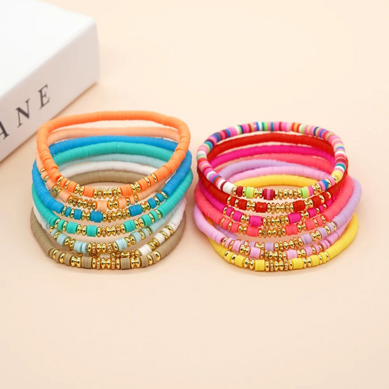Go2boho Novo u boji Heishi pozlaćena narukvica za žene Boho Ljeto Beach Modni dizajn Prijateljstvo Nakit Dodaci