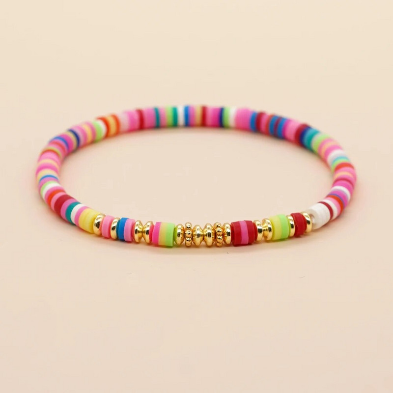 Go2boho Novo u boji Heishi pozlaćena narukvica za žene Boho Ljeto Beach Modni dizajn Prijateljstvo Nakit Dodaci