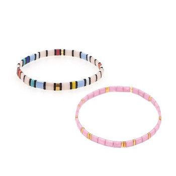 Go2Boho Miyuki Βραχιόλι για Γυναικεία Tila Beads Βραχιόλια Boho Jewelry Δώρο για την Χειροποίητη Χάντρες Pulsera Summer Beach Jewellery