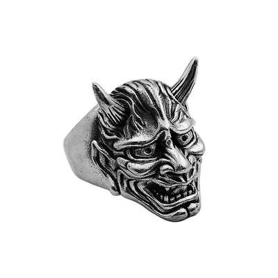 Jauns tīkls Red Tide Flow Wide Face Fighter Weather Deguns ziloņu gredzens vīriešiem personalizēts modes tendences atvērts rādītājpirksta gredzens