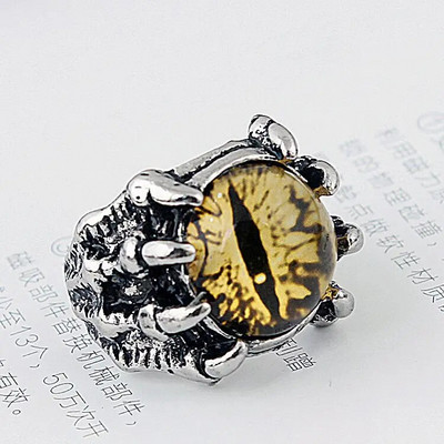 Jauns tīkls Red Tide Flow Wide Face Fighter Weather Deguns ziloņu gredzens vīriešiem personalizēts modes tendences atvērts rādītājpirksta gredzens