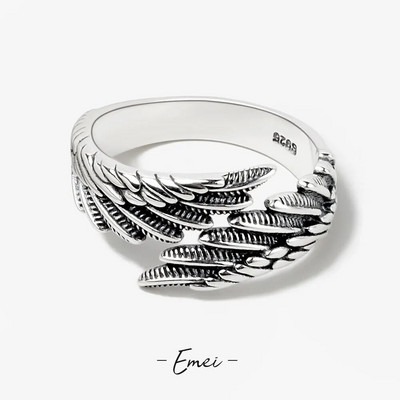 Jauns tīkls Red Tide Flow Wide Face Fighter Weather Deguns ziloņu gredzens vīriešiem personalizēts modes tendences atvērts rādītājpirksta gredzens