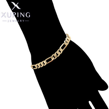Xuping Jewelry New Hot Trendy Εξαιρετικό Κομψό Στυλ Γυναικεία Βραχιόλια Ανοιχτό Χρυσό Χρώμα Χριστουγεννιάτικα Δώρα X000848425