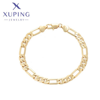 Xuping Jewelry Uus kuum trendikas peen elegantne stiil naiste käevõrud helekuldses värvitoonis sünnipäeva jõulukingid X000848425