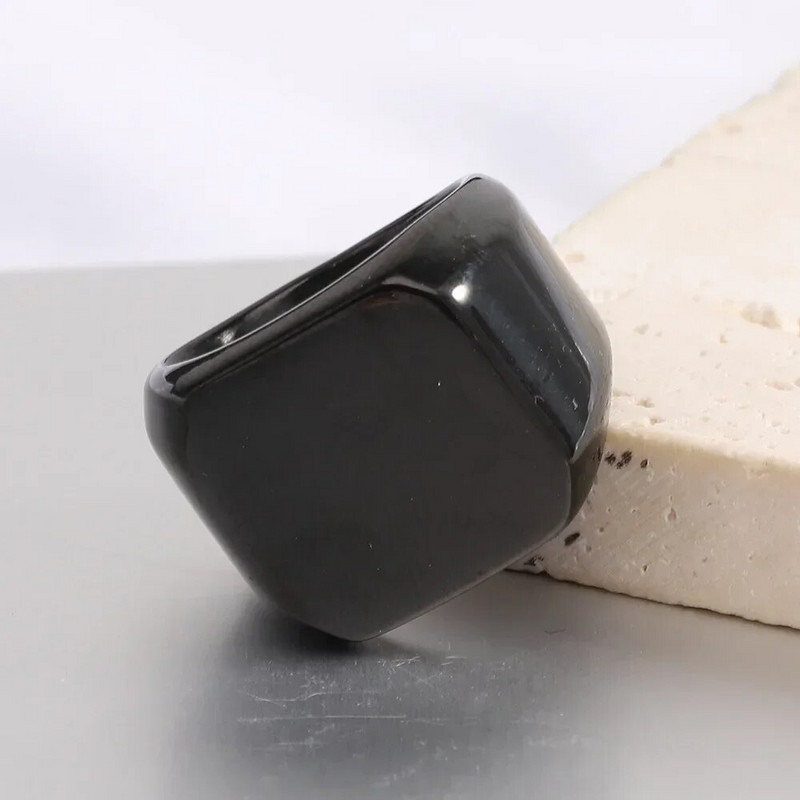 DARHSEN márka klasszikus fekete kék arany színű nagy rozsdamentes acél férfi gyűrűk divat ékszerek méret 4 5 6 7 8 9 10 11 12 13 14 15