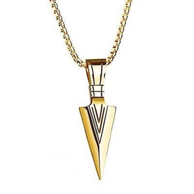 Μοντέρνο ρετρό Viking Arrow Κρεμαστό Κολιέ Charm Ανδρικό Κολιέ Νέο Fashion Hip Hop Punk Κοσμήματα Αξεσουάρ Δώρα για πάρτι