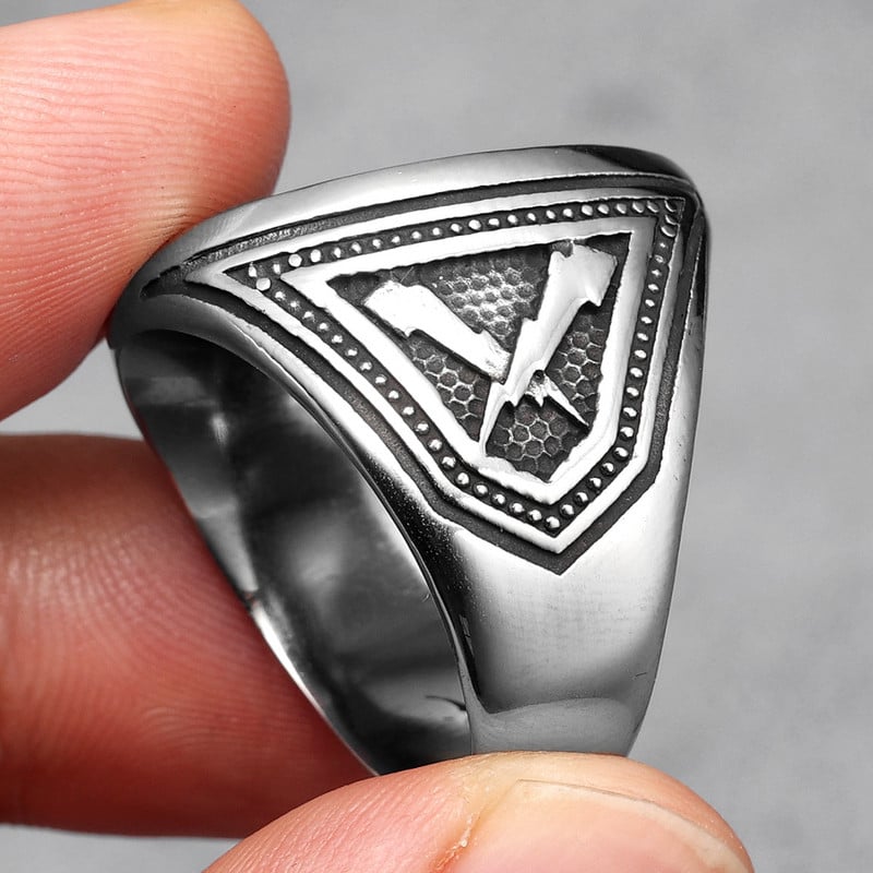 Grim Reaper vīriešu gredzeni 316 l nerūsējošā tērauda pankroka soula izkapts repa ballīte velosipēdistam, draugam, rotaslietām, labāko dāvanu vairumtirdzniecība