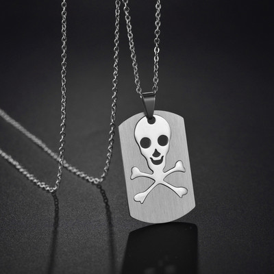 Uniszex rozsdamentes egyedi acél borotvapenge formájú medál nyaklánc férfi hip-hop dog nyakláncok vadonatúj női medálok