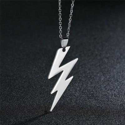 Uniszex rozsdamentes egyedi acél borotvapenge formájú medál nyaklánc férfi hip-hop dog nyakláncok vadonatúj női medálok