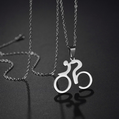 Uniszex rozsdamentes egyedi acél borotvapenge formájú medál nyaklánc férfi hip-hop dog nyakláncok vadonatúj női medálok