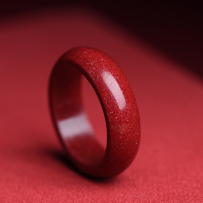 Dabīgi 100% īsts sarkans Cinnabar nefrīta gredzeni dobi mākoņa raksts rotaslietas josla gredzens nefrīta akmeņi vīriešiem rotaslietas vīriešu gredzeni