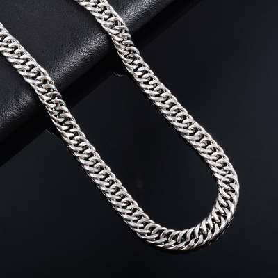 Meeste Punk Link Kuuba äärekett Hip Hop Boy Naistele Roostevabast terasest kaelakee Metallist ehted Aksessuaarid Heavy Choker