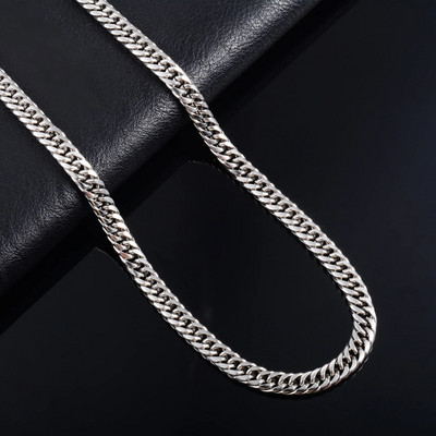 Meeste Punk Link Kuuba äärekett Hip Hop Boy Naistele Roostevabast terasest kaelakee Metallist ehted Aksessuaarid Heavy Choker