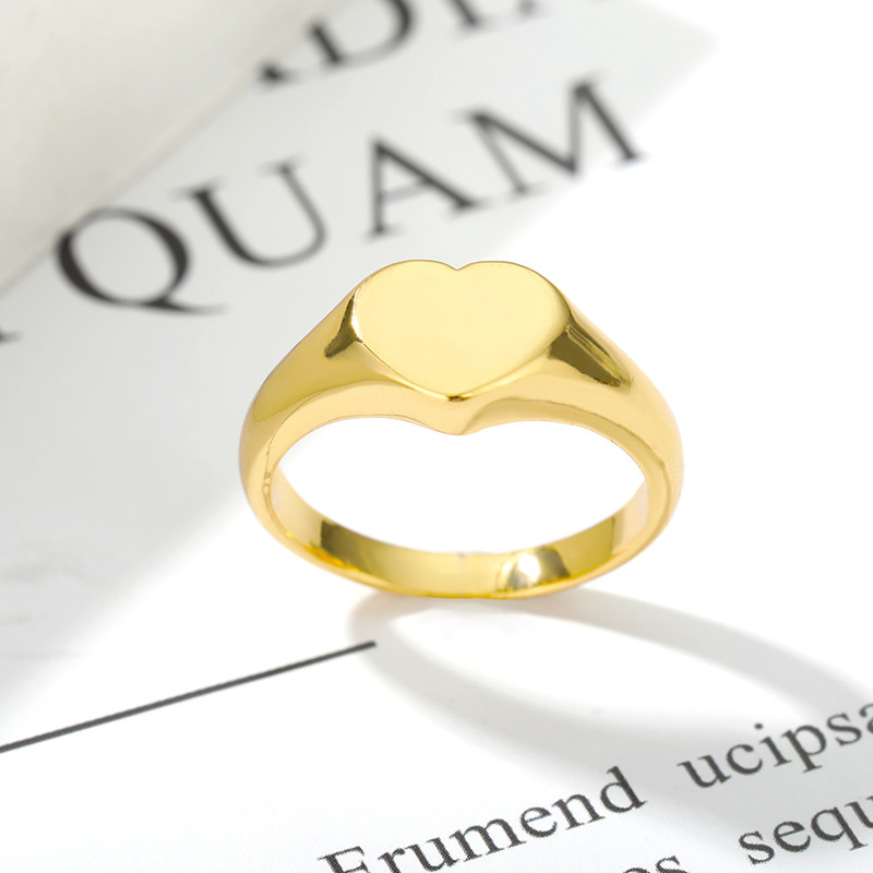 Δαχτυλίδια καρδιά από ανοξείδωτο ατσάλι για γυναίκες χρυσό χρώμα Δαχτυλίδια γάμου για ζευγάρια αισθητική μόδα κοσμήματα δώρο μαμάς για την ημέρα του Αγίου Βαλεντίνου