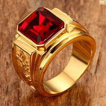 Винтидж дърворезба Дракон пръстен с камък широк пръстен за мъже Hades Myth Мъжки пръстени Метални аксесоари Нови модни бижута