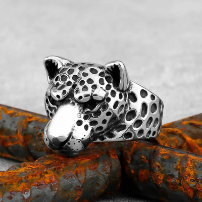 Gothic Punk Satanic Devil Skull Δαχτυλίδι ζώων Vintage Steampunk Ανδρικό δαχτυλίδι Viking από ανοξείδωτο ατσάλι Hiphop μοτοσυκλέτα κοσμήματα ποδηλάτης