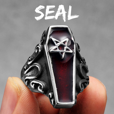 Gooti muumia vampiirkirst meeste sõrmused roostevabast terasest naiste ehted punk rock lahedad asjad moeaksessuaarid kingituste hulgimüük