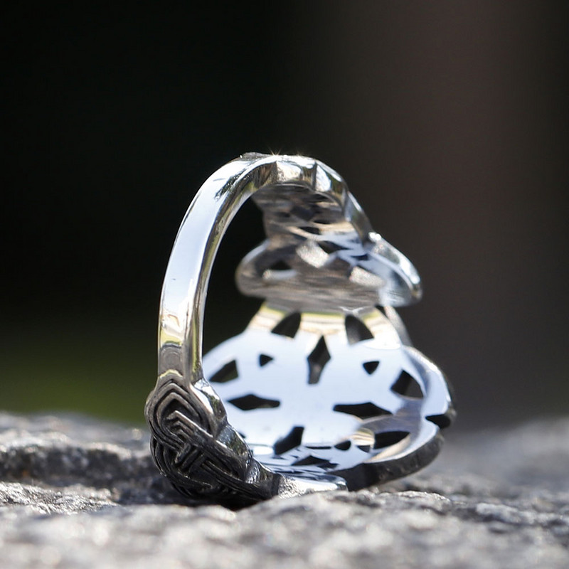 2023 Uus mood Vintage Celtic Knot Totem Sõrmus Põhjamaade mütoloogia Viking Warrior meeste sõrmus Domineerivad moeehted kingituseks