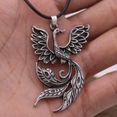 Jauna Phoenix kulonu dzīvnieku kaklarota medaļu kaklarota vairumtirdzniecība preces vintage aksesuāri vīriešu juvelierizstrādājumu kaklarota