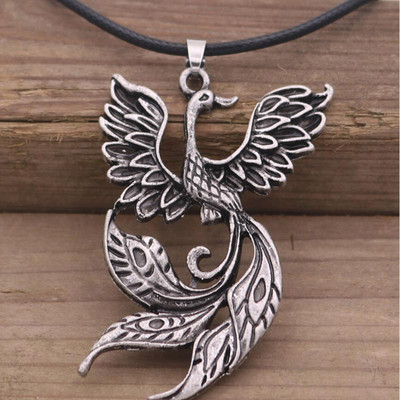 Jauna Phoenix kulonu dzīvnieku kaklarota medaļu kaklarota vairumtirdzniecība preces vintage aksesuāri vīriešu juvelierizstrādājumu kaklarota