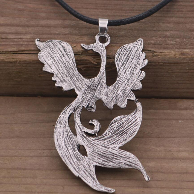 Jauna Phoenix kulonu dzīvnieku kaklarota medaļu kaklarota vairumtirdzniecība preces vintage aksesuāri vīriešu juvelierizstrādājumu kaklarota