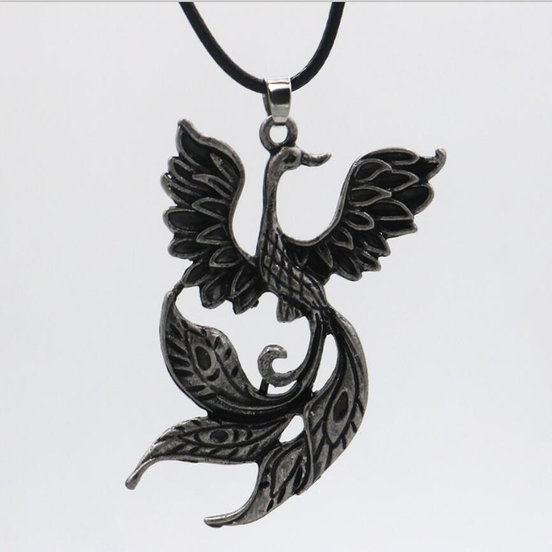Jauna Phoenix kulonu dzīvnieku kaklarota medaļu kaklarota vairumtirdzniecība preces vintage aksesuāri vīriešu juvelierizstrādājumu kaklarota