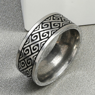 Vintage meeste Püha Jeesuse Süda Risti Ring Punk 316L Roostevabast Terasest Sõrmus Meestele Naiste Retro Amulett Kristlikud Ehted