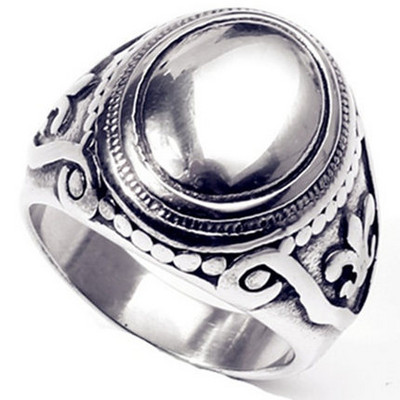 Vintage meeste Püha Jeesuse Süda Risti Ring Punk 316L Roostevabast Terasest Sõrmus Meestele Naiste Retro Amulett Kristlikud Ehted