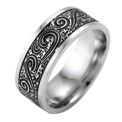 Vintage meeste Püha Jeesuse Süda Risti Ring Punk 316L Roostevabast Terasest Sõrmus Meestele Naiste Retro Amulett Kristlikud Ehted