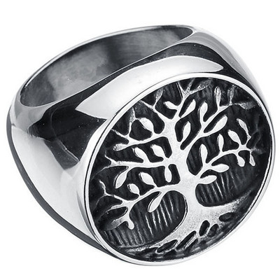 Vintage meeste Püha Jeesuse Süda Risti Ring Punk 316L Roostevabast Terasest Sõrmus Meestele Naiste Retro Amulett Kristlikud Ehted