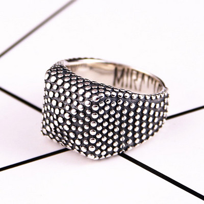 Vintage meeste Püha Jeesuse Süda Risti Ring Punk 316L Roostevabast Terasest Sõrmus Meestele Naiste Retro Amulett Kristlikud Ehted