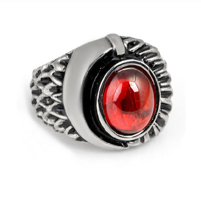 Vintage meeste Püha Jeesuse Süda Risti Ring Punk 316L Roostevabast Terasest Sõrmus Meestele Naiste Retro Amulett Kristlikud Ehted