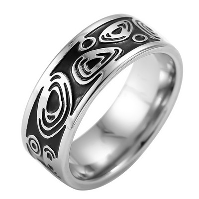 Vintage meeste Püha Jeesuse Süda Risti Ring Punk 316L Roostevabast Terasest Sõrmus Meestele Naiste Retro Amulett Kristlikud Ehted