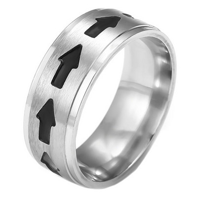 Vintage meeste Püha Jeesuse Süda Risti Ring Punk 316L Roostevabast Terasest Sõrmus Meestele Naiste Retro Amulett Kristlikud Ehted