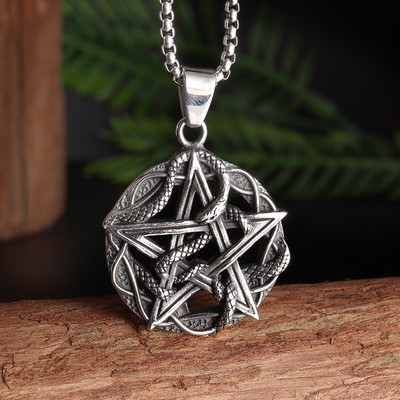 Keltų pagonių raganavimo papuošalai Pentagramos pakabukas vyrams Moterims Magiškas amuletas Lucky Charm Juvelyrikos dovana