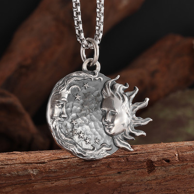 Vintage Κέλτικος κόμπος Pentagram τυχερό κολιέ για άνδρες Γυναικεία γούρι μάγισσας Δώρο κοσμήματος Ιρλανδικού κόμπου μαγείας