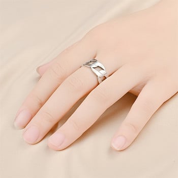 Χέρι δαχτυλίδι από χάλυβα τιτανίου Δημοφιλή κοσμήματα με χαραγμένο δαχτυλίδι με αλυσίδα βράχου