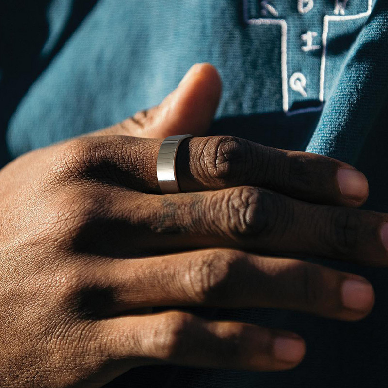 Vnox 6/8/11,5 mm sõrmus meestele, veekindel, mitte kunagi tuhmuv roostevabast terasest sõrmerihm, Reszibale Plain Classic Basic punk ring